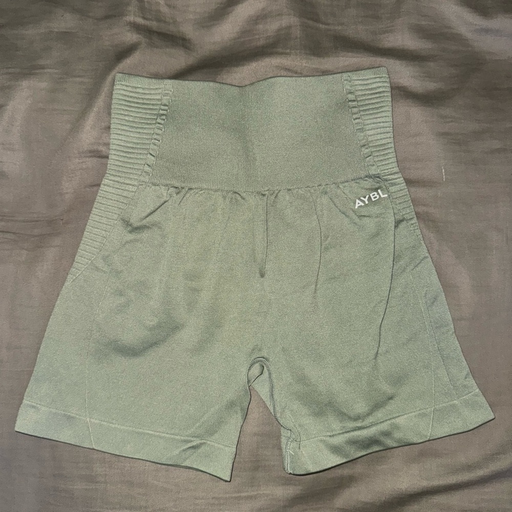 AYBL - grove green v2 seamless shorts